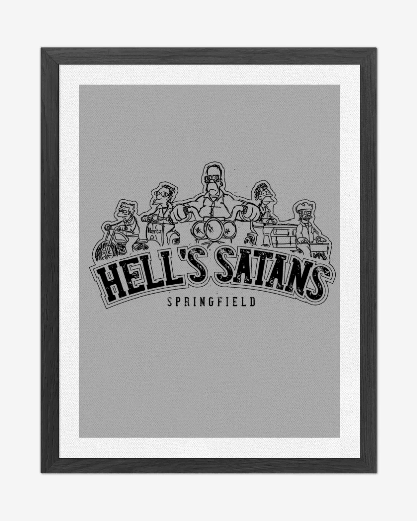 Cuadro decorativo Los Hells Satans