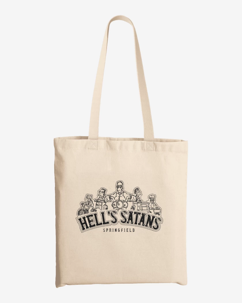 Totebag Blanco de Los Hells Satans