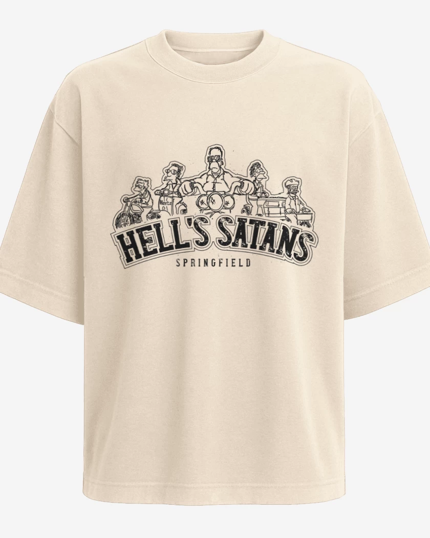 Polera Oversize Los Hells Satans