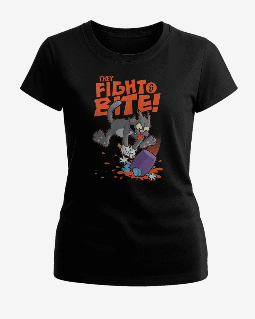 Polera de Mujer Negro de La Muerte de Daly 