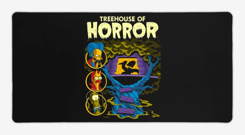 Mouse pad Gamer Casita del Horror 