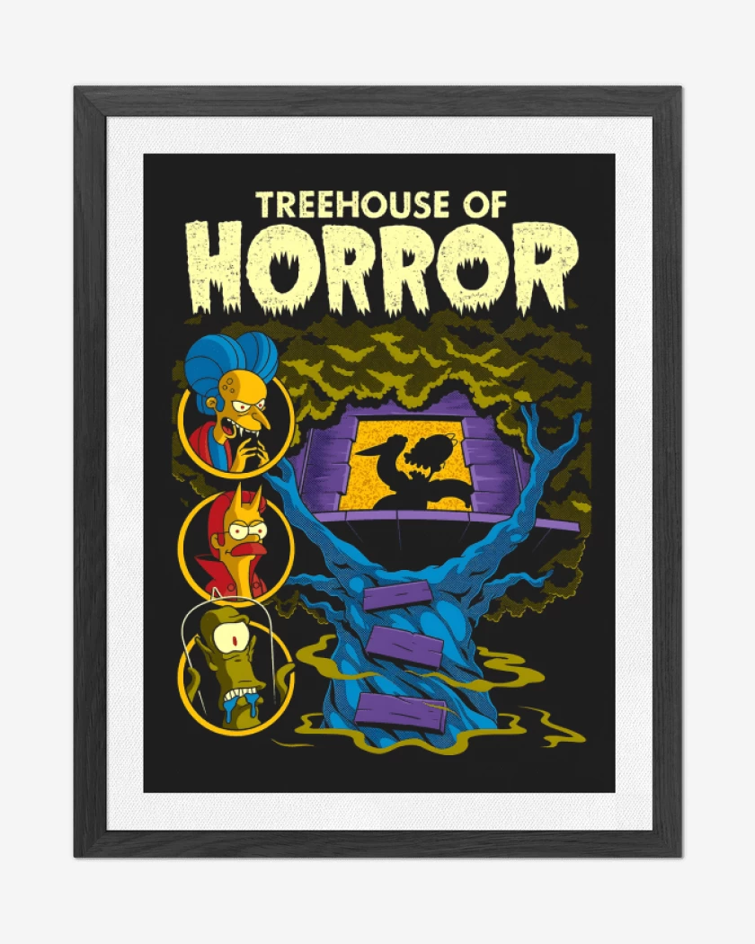 Cuadro decorativo Casita del Horror 