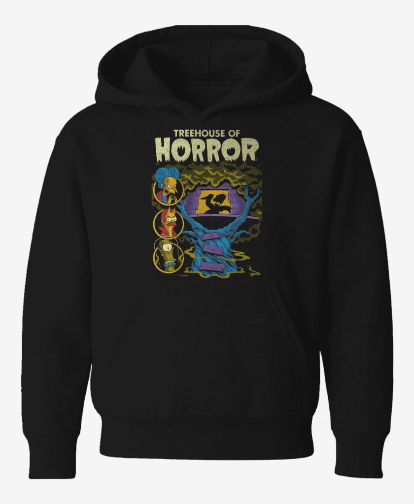 Poleron de niño Negro de Casita del Horror 