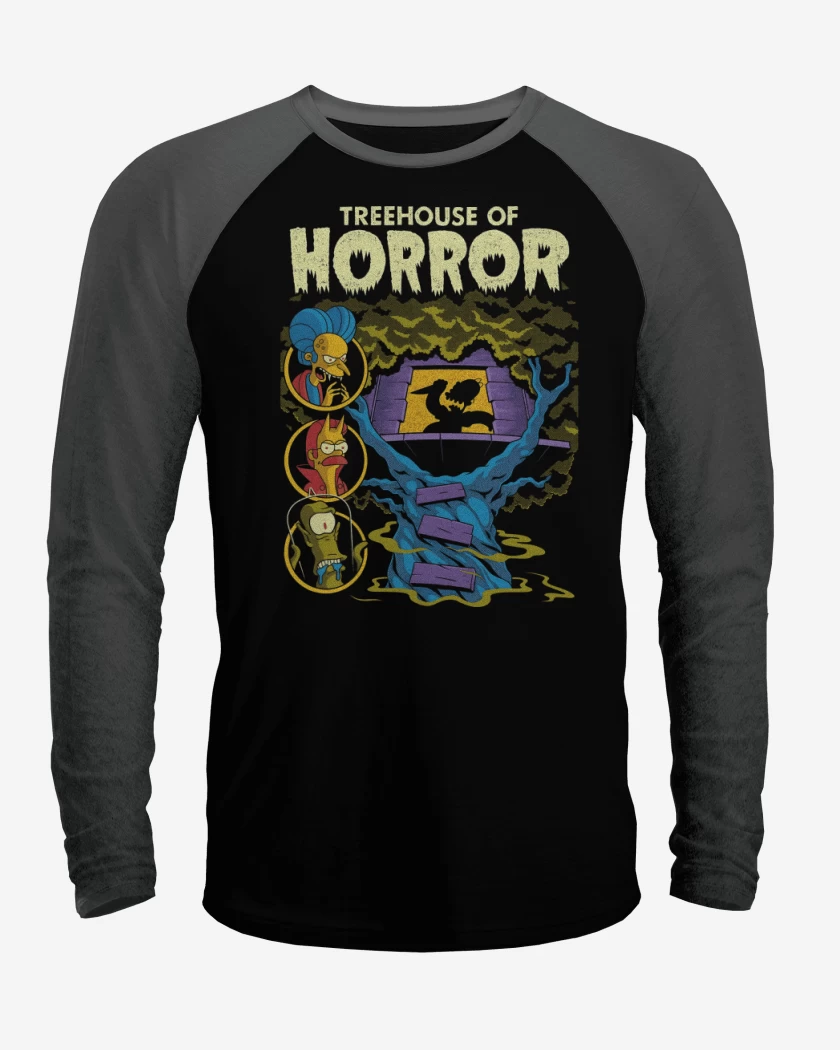Polera Raglan Casita del Horror 