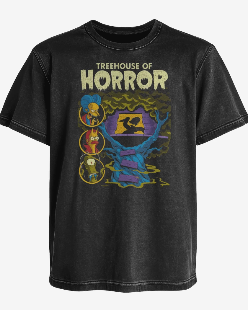 Polera desgastada Casita del Horror 