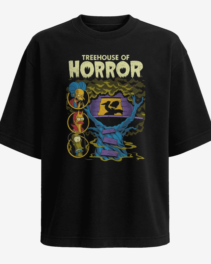 Polera Oversize Casita del Horror 