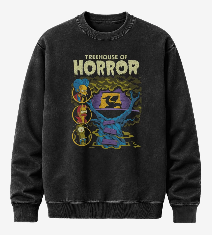 Poleron Polo Acid Wash Casita del Horror 