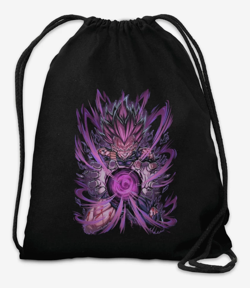 Mochila Negro de Ultraego Vegeta 