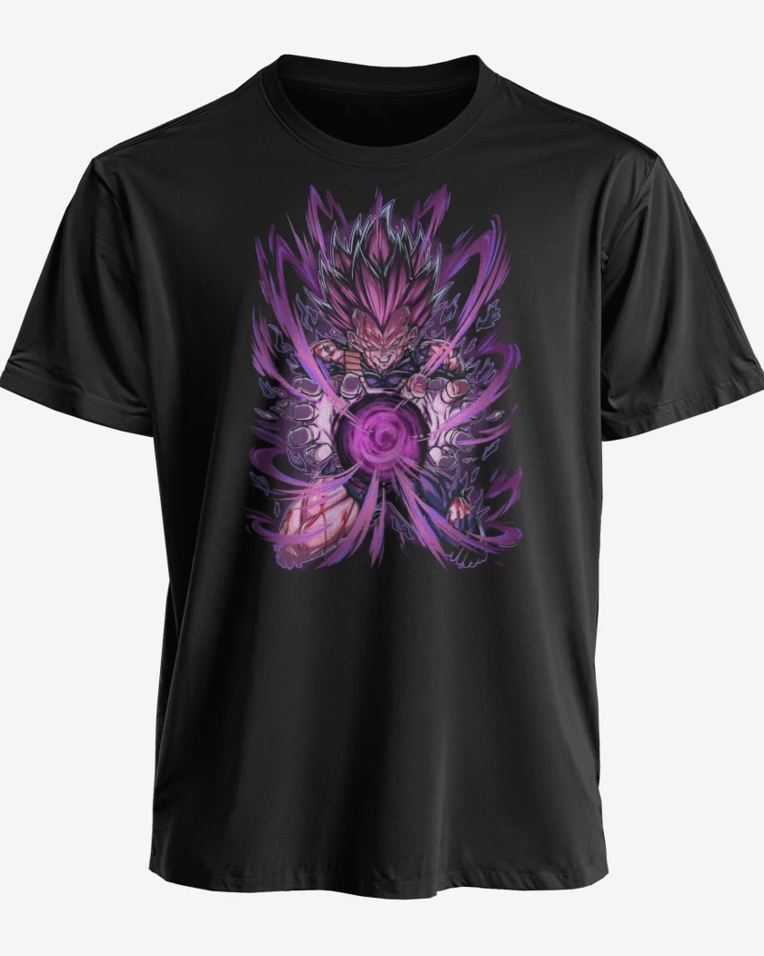 Polera premium Negro de Ultraego Vegeta 