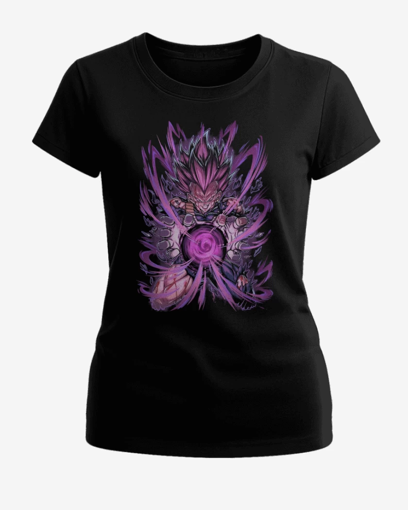 Polera de Mujer Negro de Ultraego Vegeta 