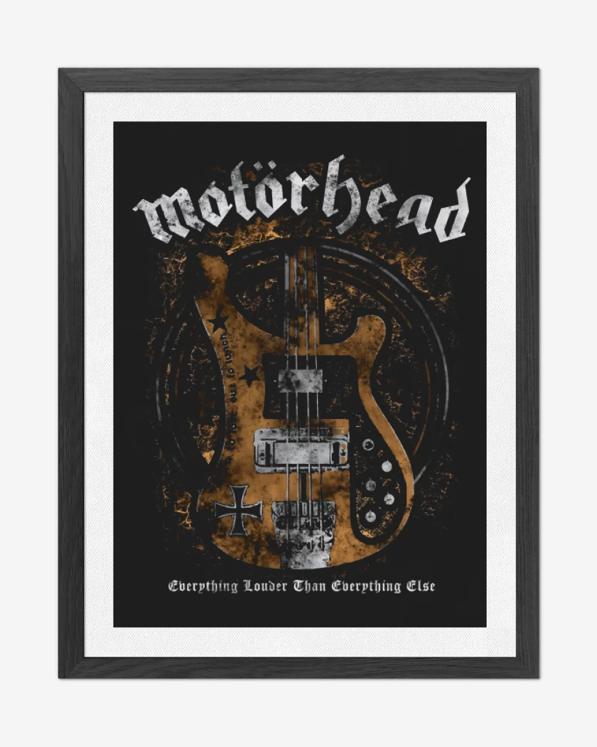 Cuadro decorativo Lemmy Bass