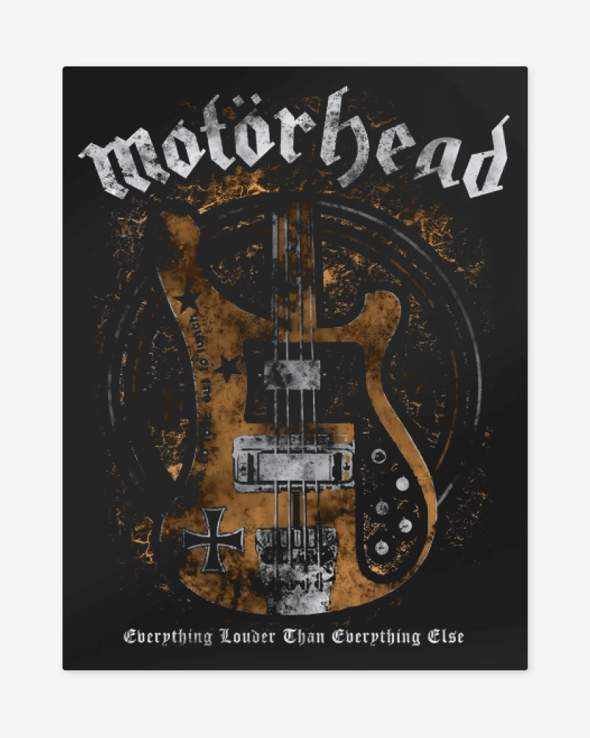 Print metalico Lemmy Bass