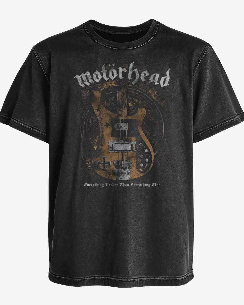 Polera desgastada Lemmy Bass