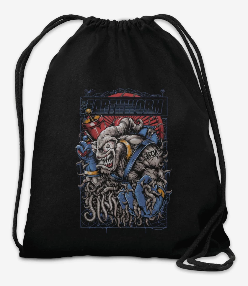 Mochila Negro de Brutal Earthworm