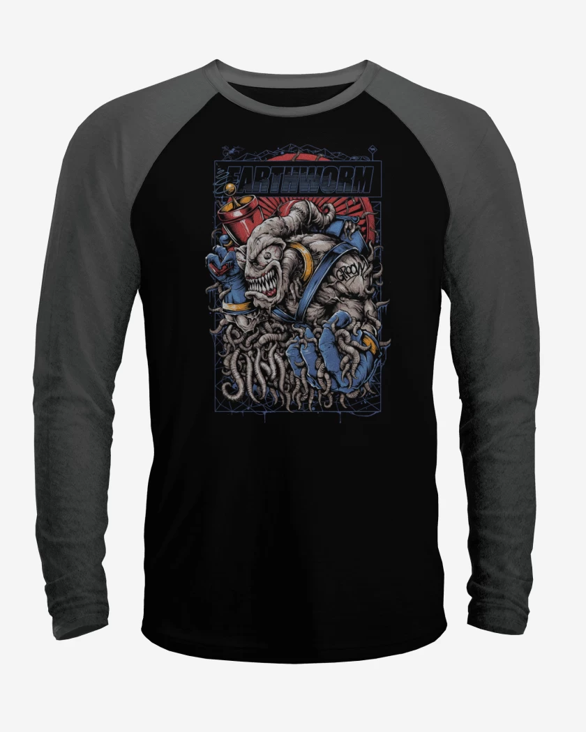 Polera Raglan Brutal Earthworm