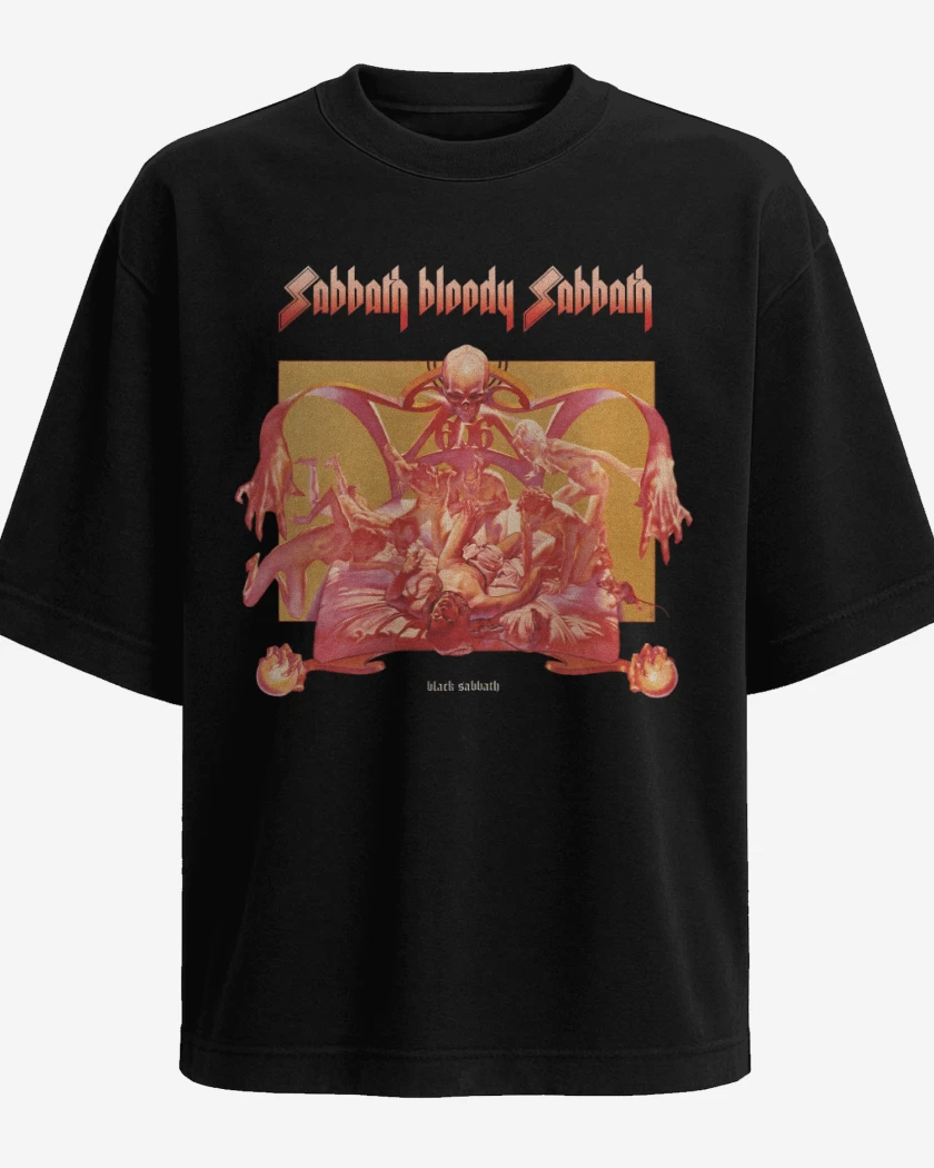 Polera Oversize Sabbath Bloody Sabbath 