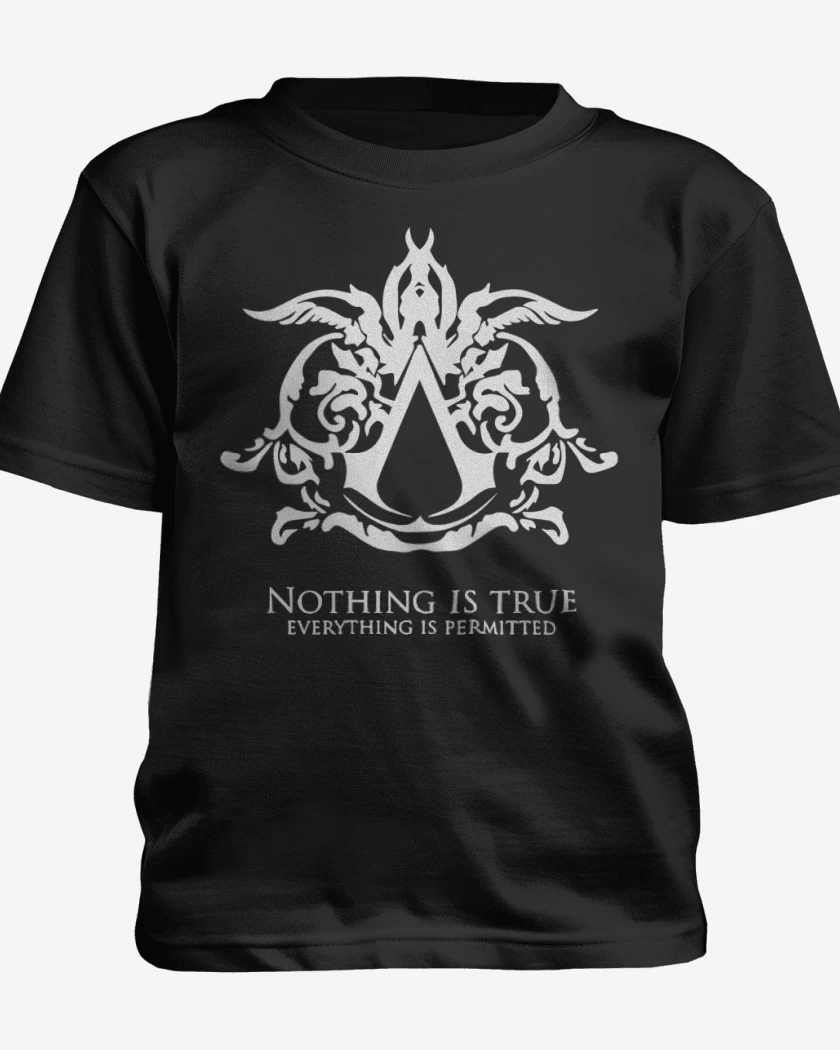 Polera de niño Negro de Nothing is true
