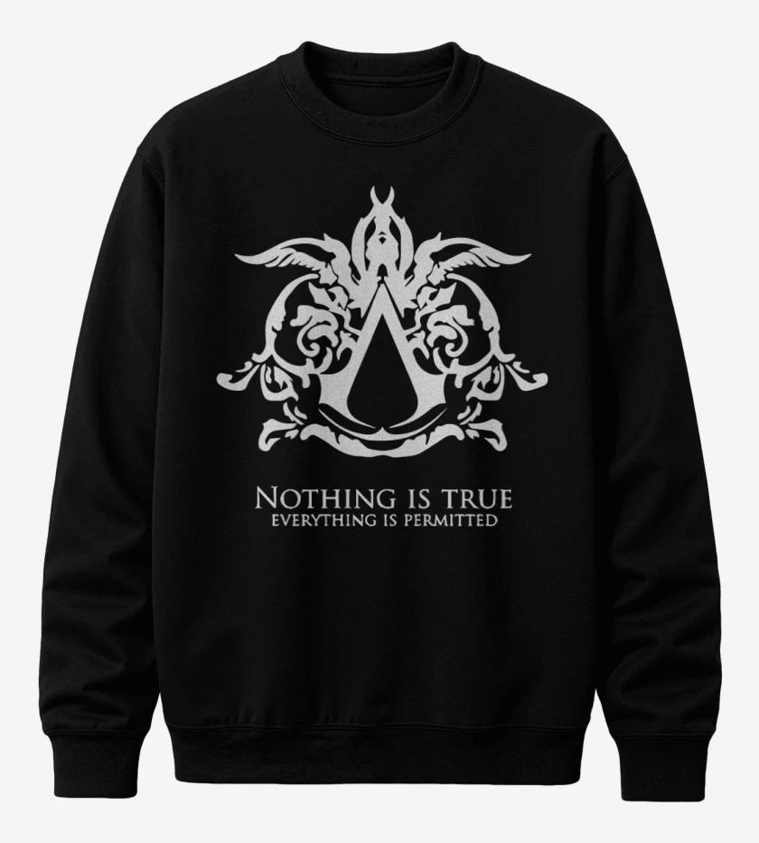 Poleron polo Negro de Nothing is true