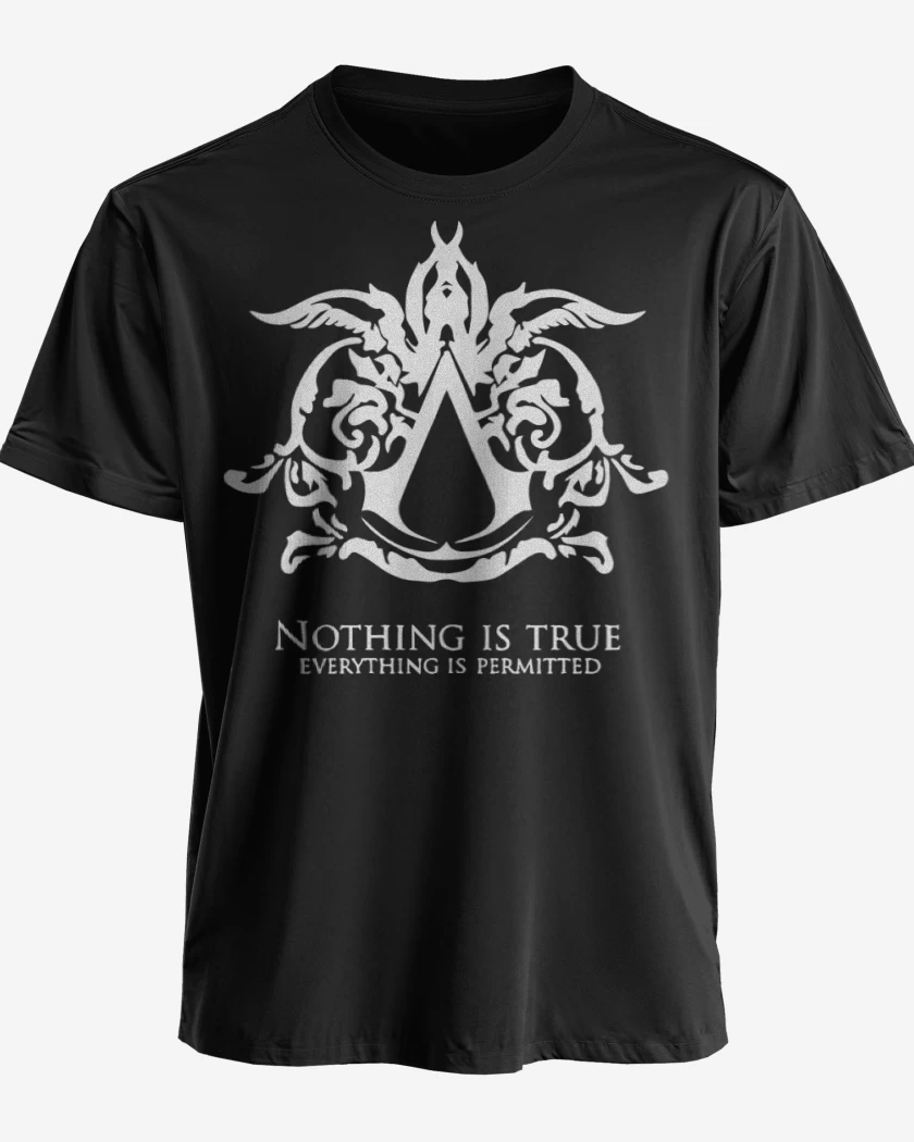 Polera premium Negro de Nothing is true