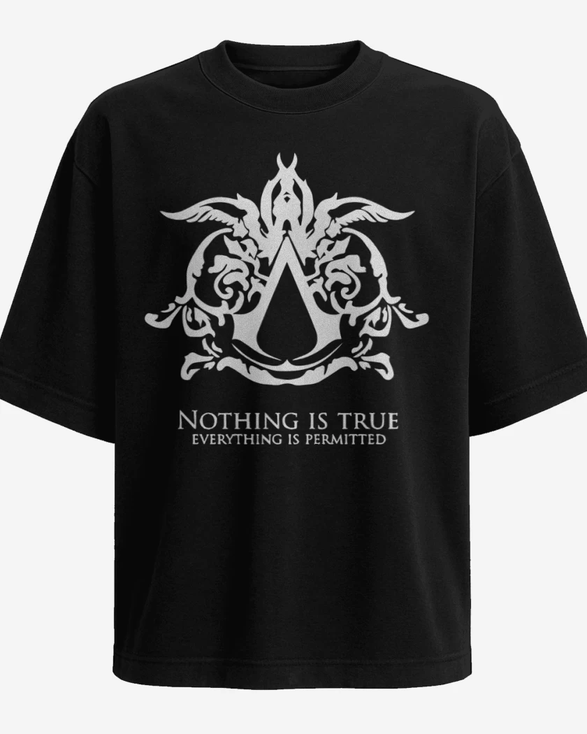 Polera Oversize Nothing is true