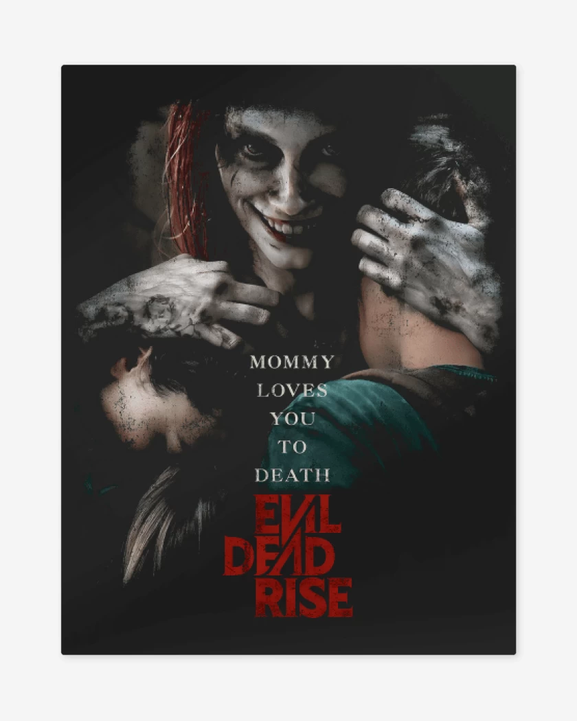 Print metalico Negro de New Evil Dead 