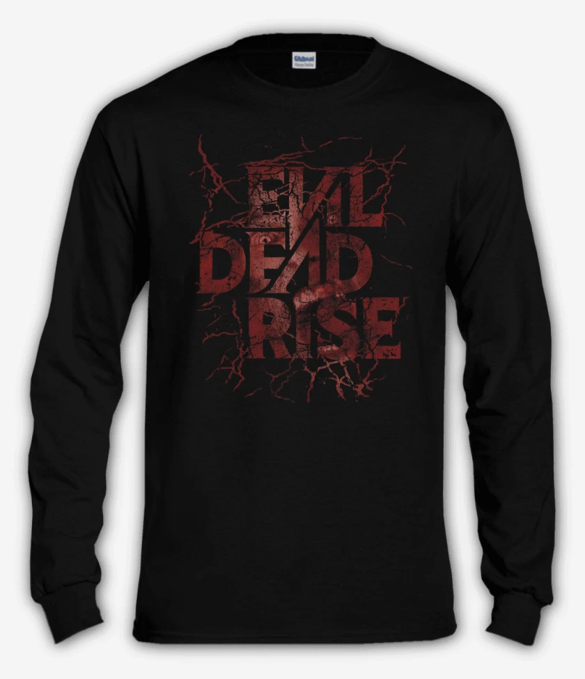 Polera manga larga Negro de Evil Dead Rise