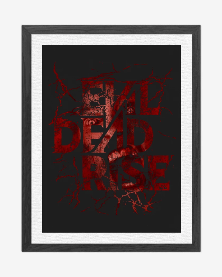Cuadro decorativo Negro de Evil Dead Rise