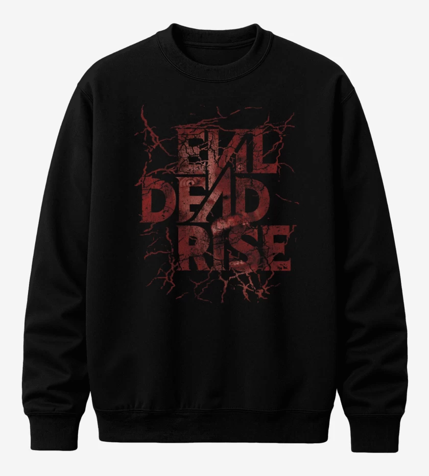Poleron polo Negro de Evil Dead Rise