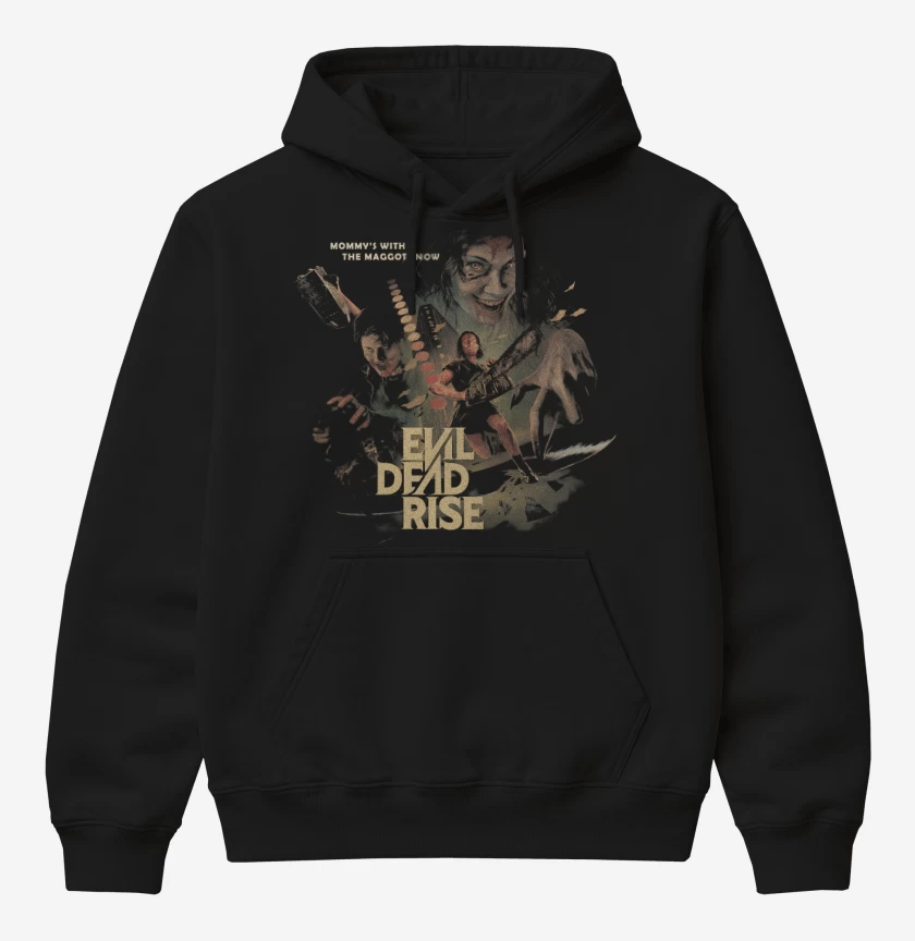 Poleron Canguro básico Negro de EvD Rise