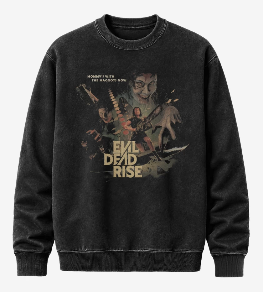 Poleron Polo Acid Wash Negro de EvD Rise