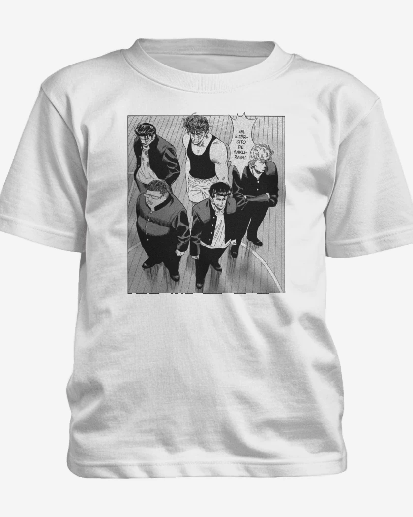 Polera de niño Blanco de El ejercito de Sakuragi