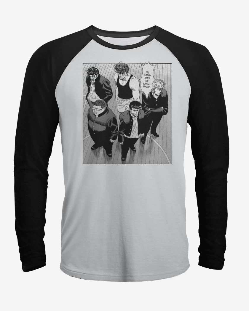 Polera Raglan El ejercito de Sakuragi