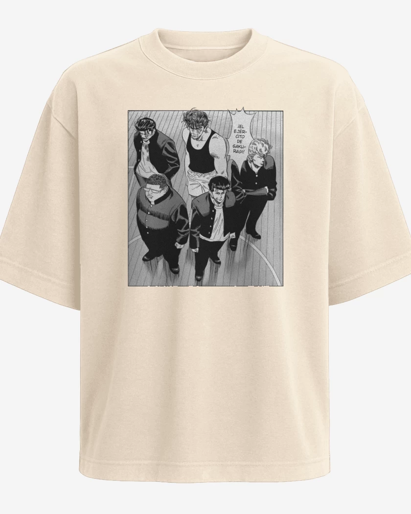 Polera Oversize El ejercito de Sakuragi