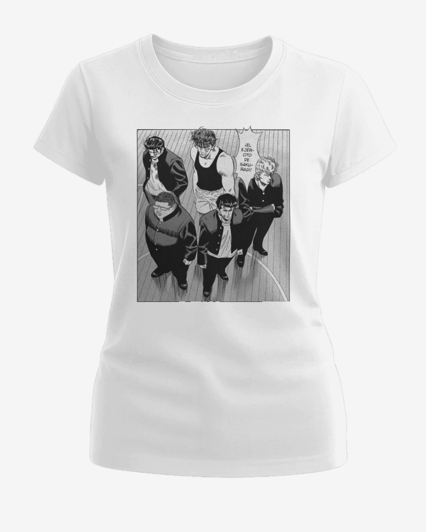 Polera de Mujer Blanco de El ejercito de Sakuragi