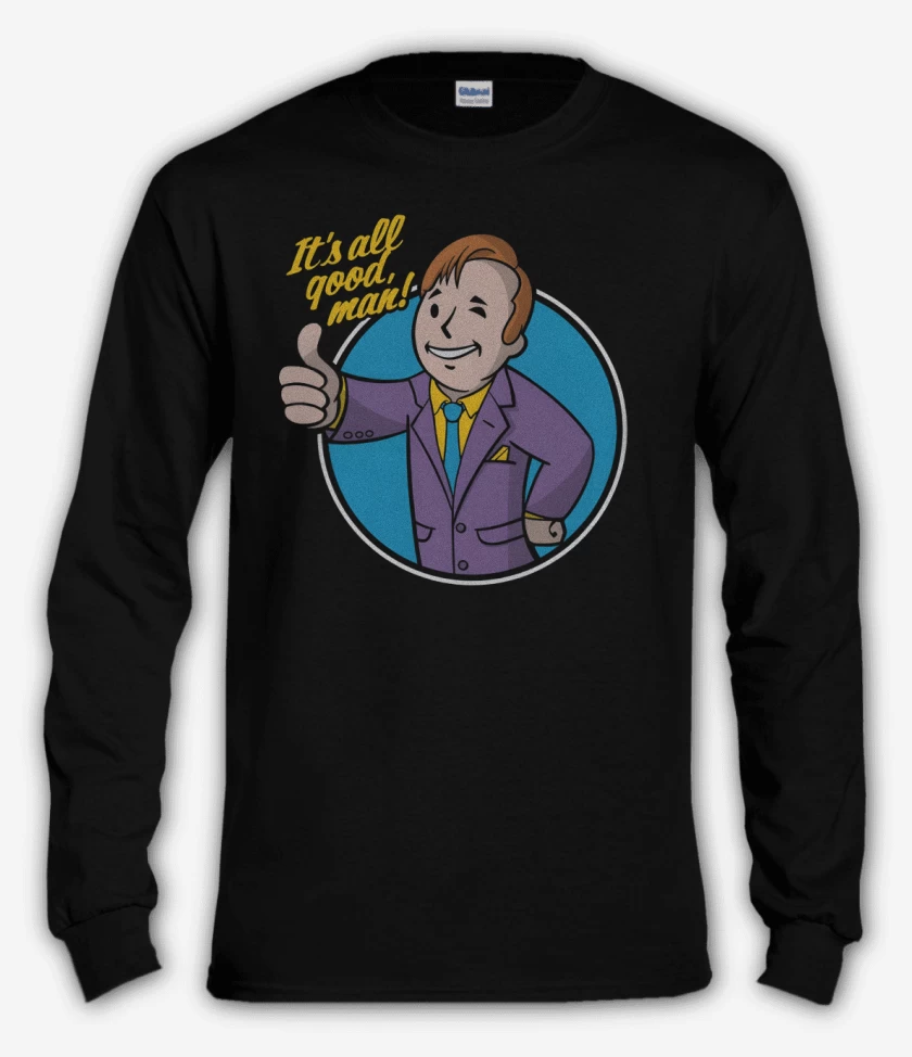 Polera manga larga Negro de Its All Good