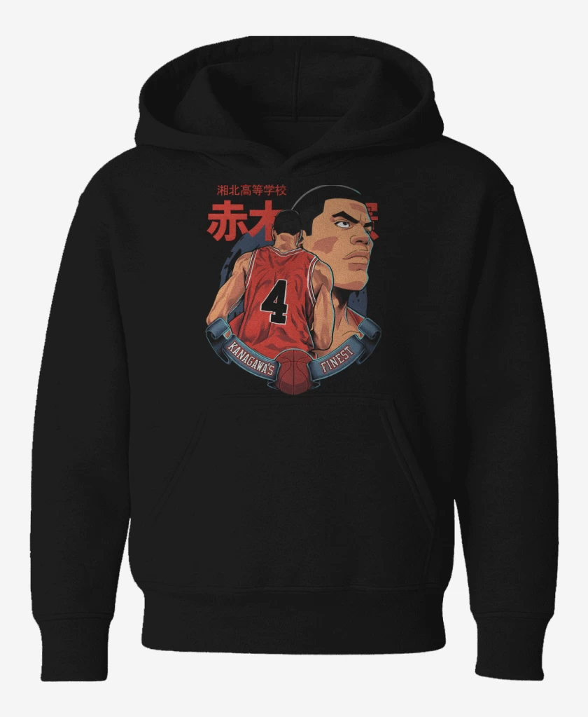 Poleron de niño Negro de Capitan Akagi