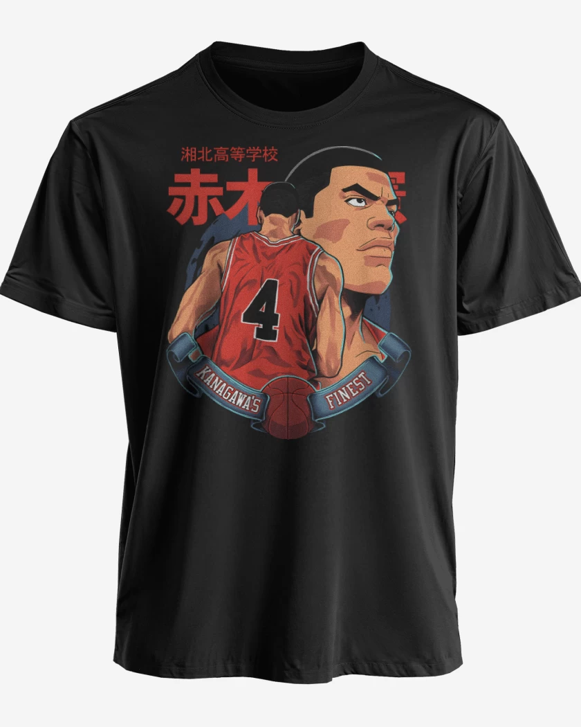 Polera premium Negro de Capitan Akagi