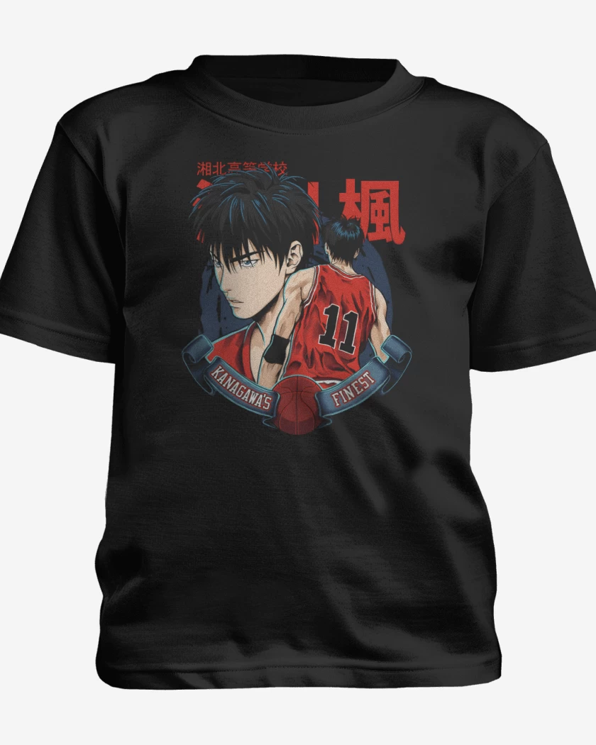 Polera de niño Negro de Rukawa