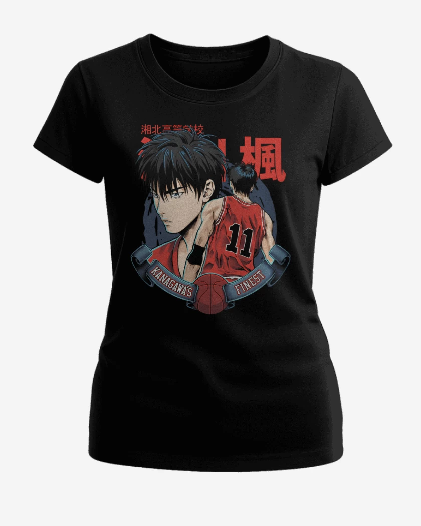 Polera de Mujer Negro de Rukawa