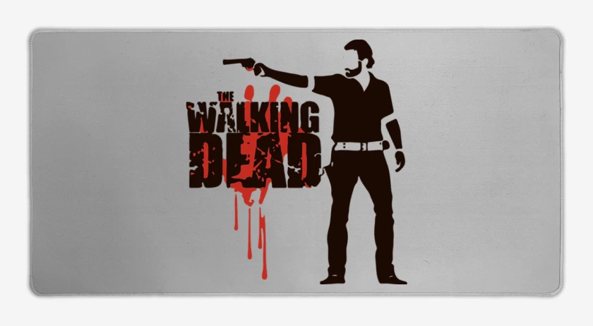 Mouse pad Gamer Gris Melange de TWD 3