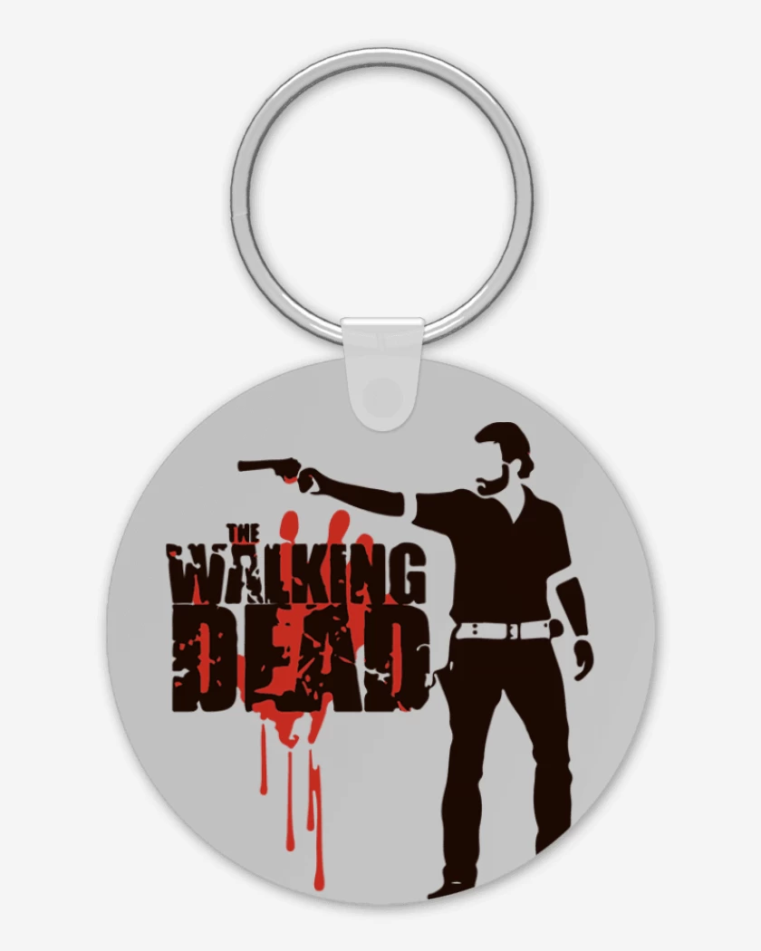 Llavero Gris Melange de TWD 3