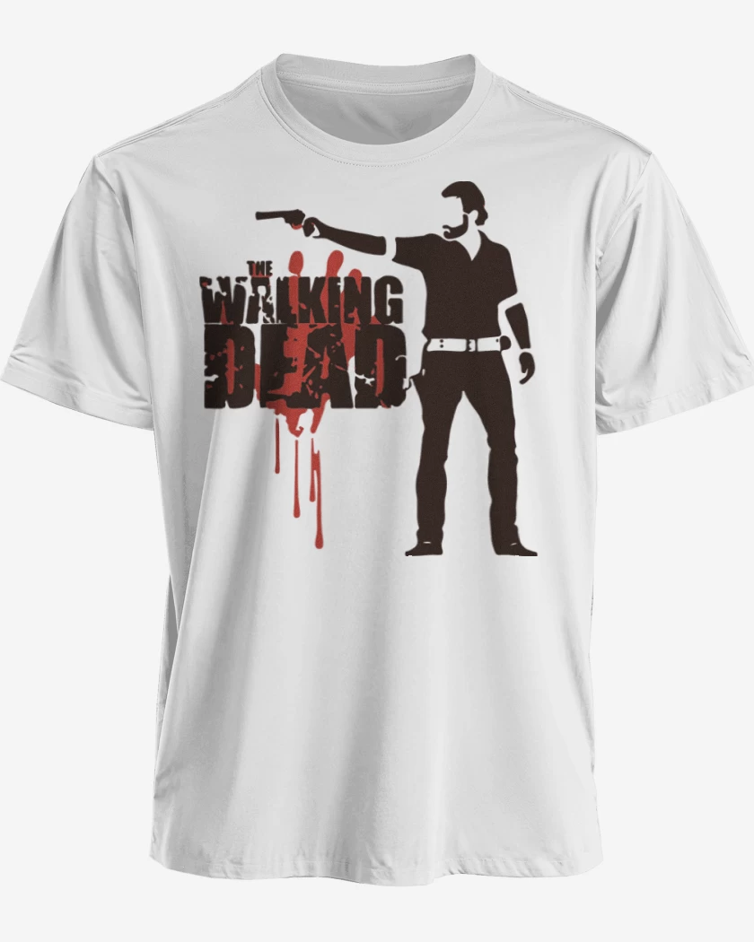 Polera premium Blanco de TWD 3