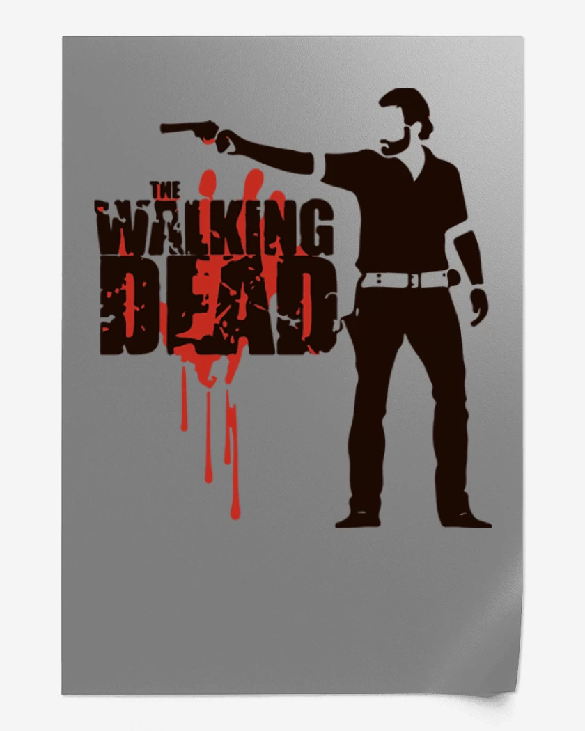Print Gris Melange de TWD 3