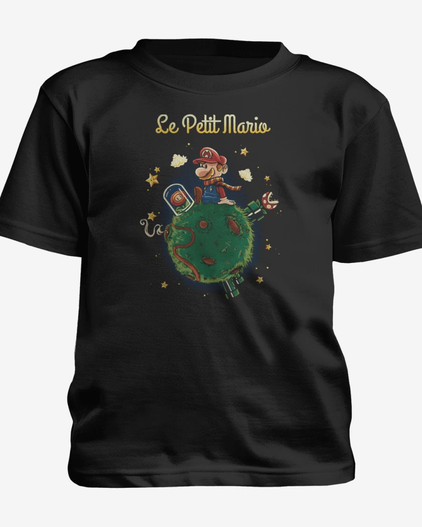 Polera de niño Negro de Le Marito