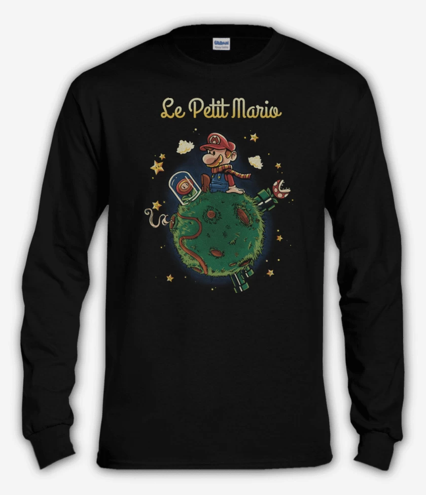 Polera manga larga Negro de Le Marito