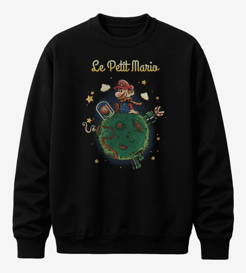Poleron polo Negro de Le Marito