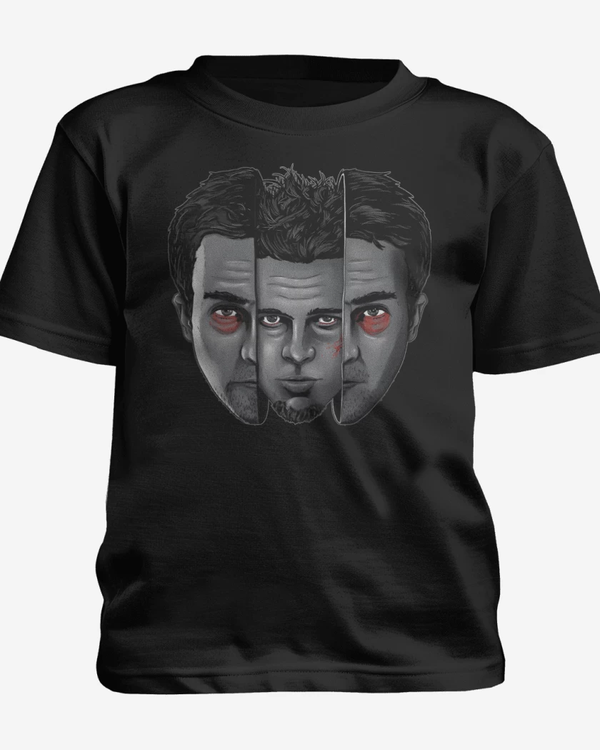 Polera de niño Negro de Quién Soy?