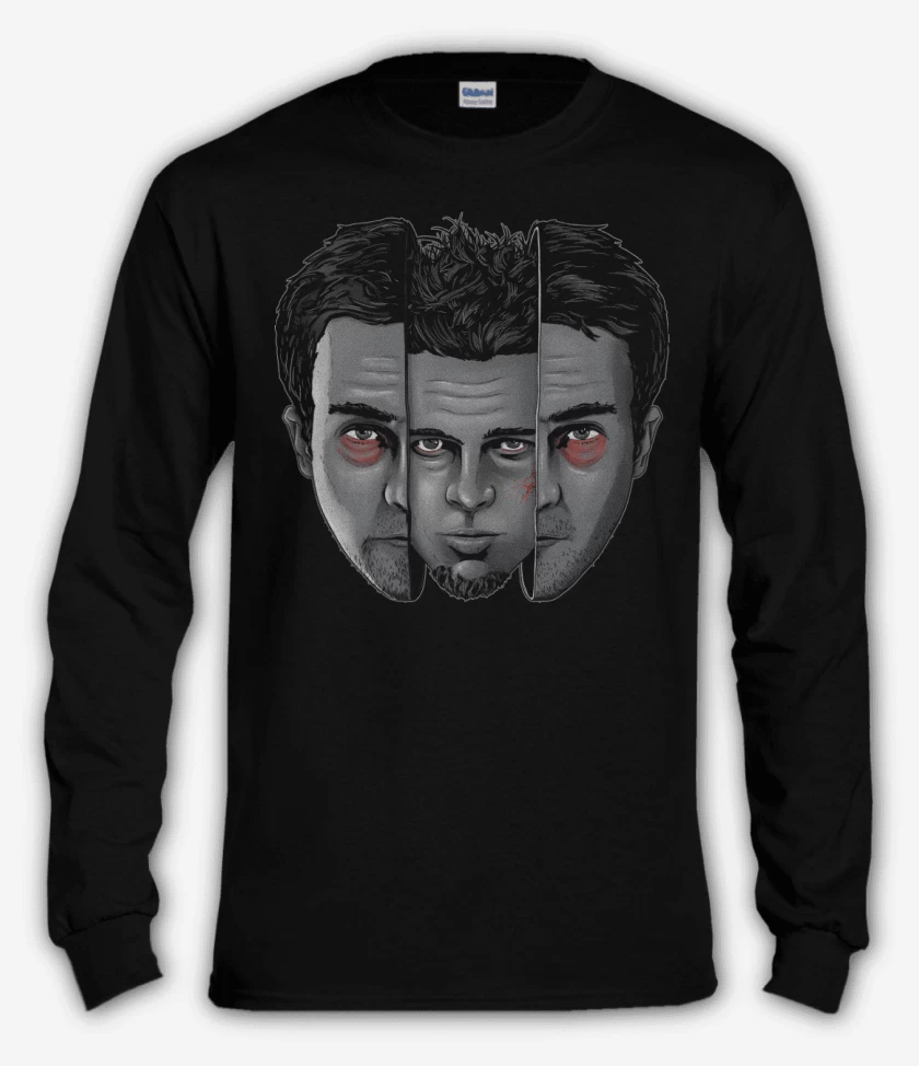 Polera manga larga Negro de Quién Soy?