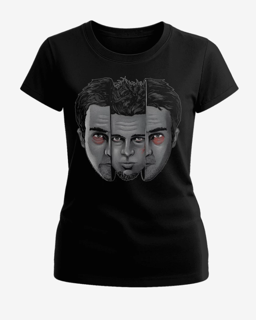 Polera de Mujer Negro de Quién Soy?