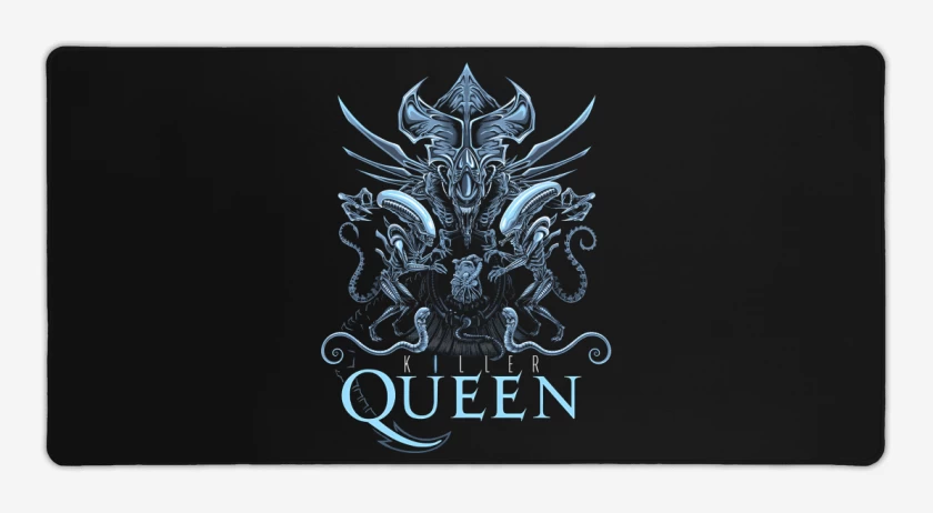 Mouse pad Gamer Negro de Alien Queen